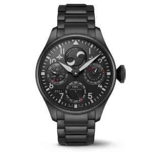 Big Pilots Watch Perpetual Calendar Top Gun Ceratanium IW503604