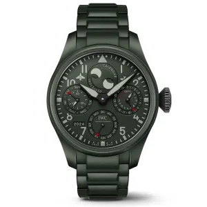 Big Pilots Watch Perpetual Calendar Top Gun Woodland IW503101