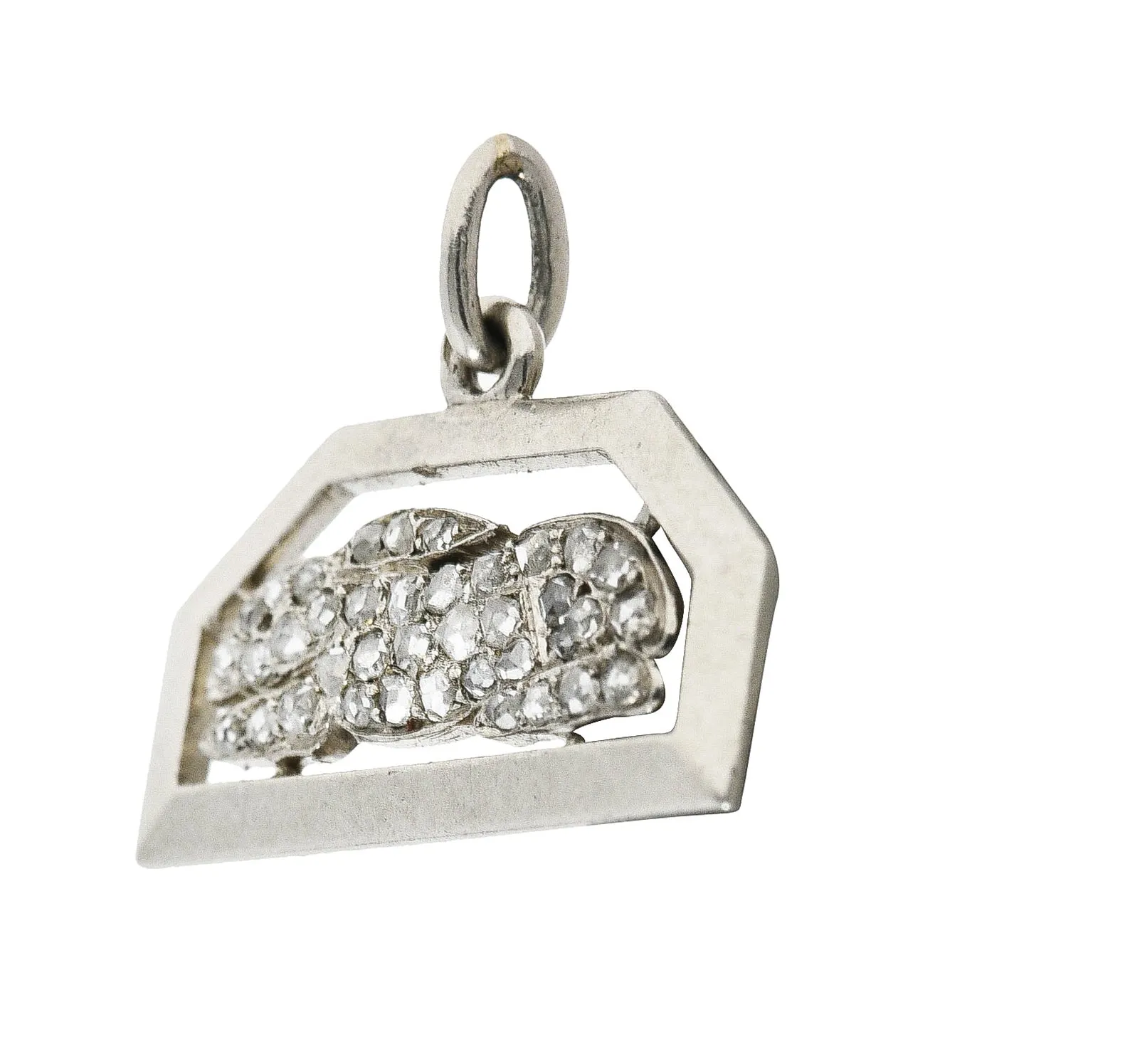 Boucheron Paris Art Deco Diamond Platinum Rabbit Charm