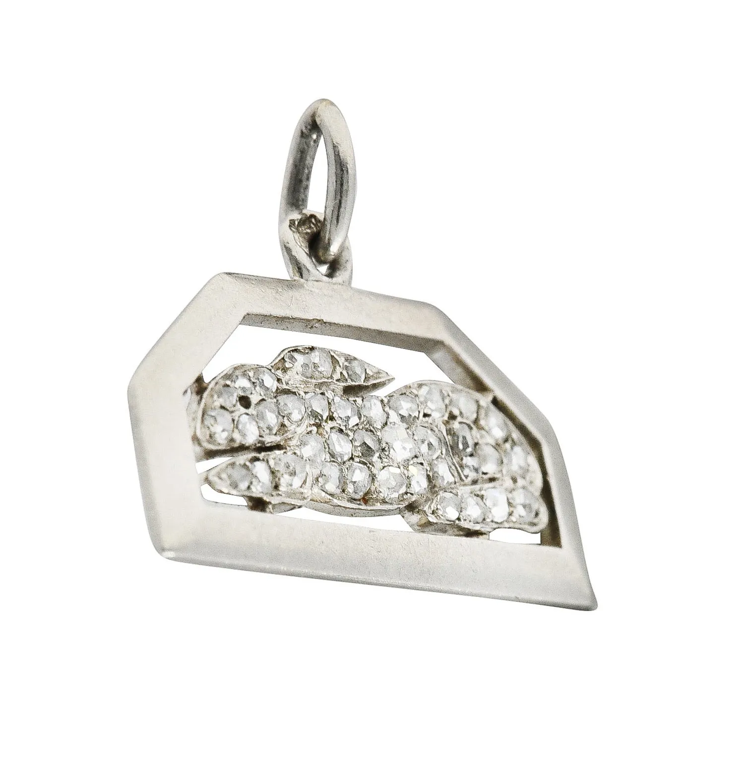 Boucheron Paris Art Deco Diamond Platinum Rabbit Charm