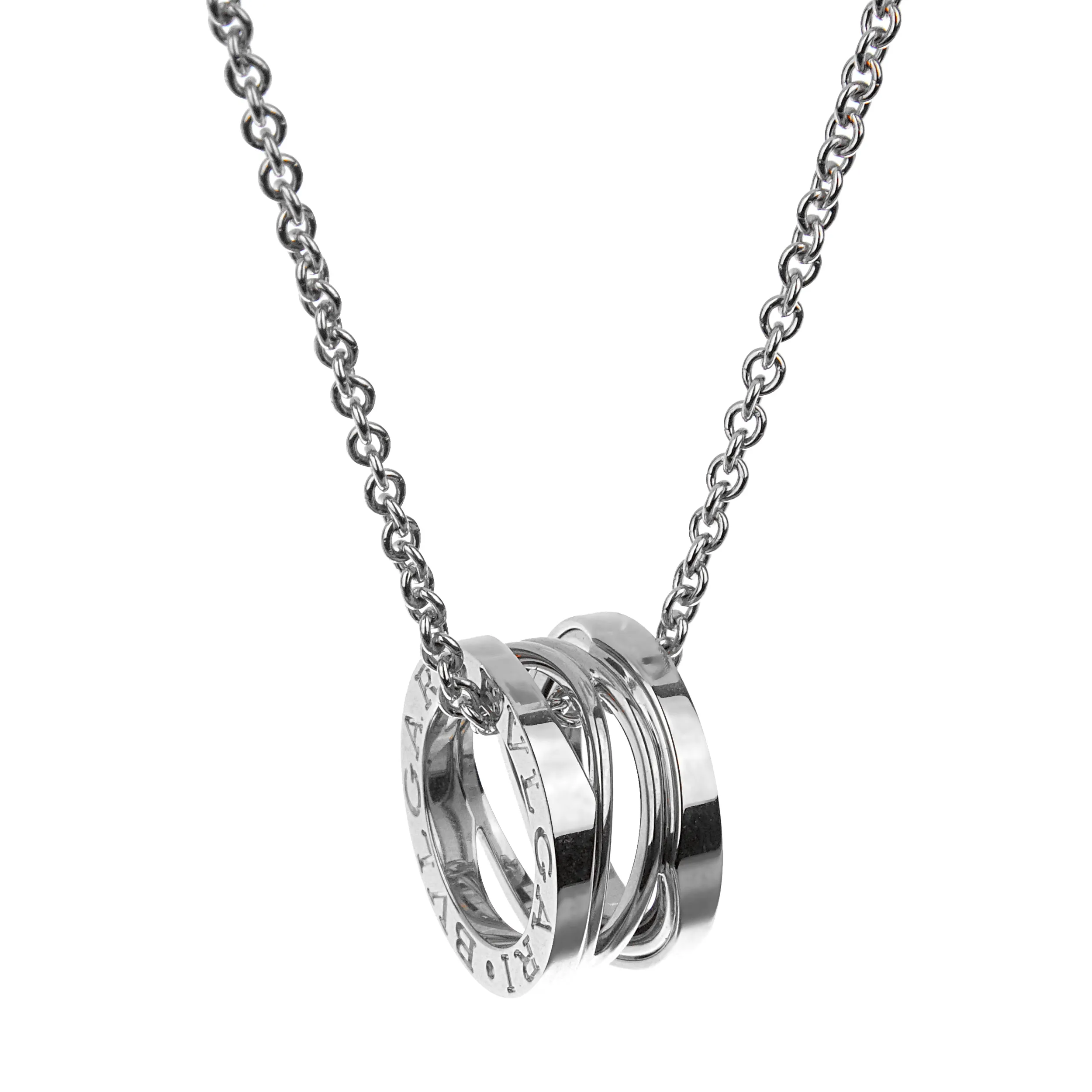 Bvlgari B.Zero1 Legends White Gold Pendant Necklace