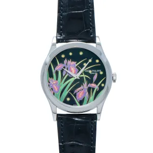 Calatrava Cloisonn 'Iris & Night Fireflies'