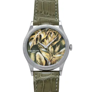 Calatrava Cloisonn 'Tropical Leaves II'