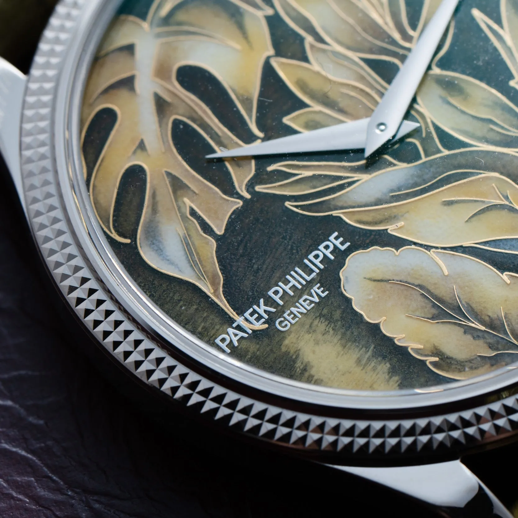 Calatrava Cloisonn 'Tropical Leaves II'