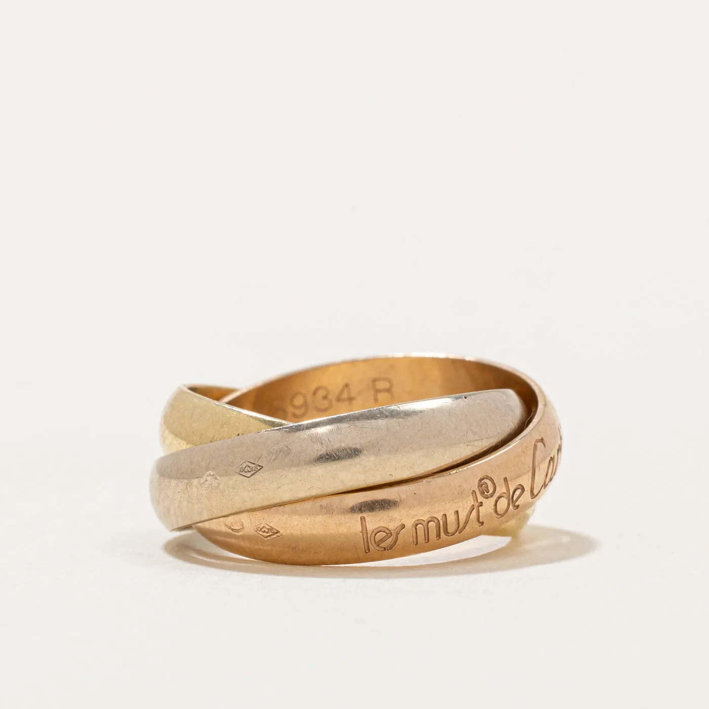 'Cartier' Les Must De Cartier Trinity Ring | SZ 3.5 |