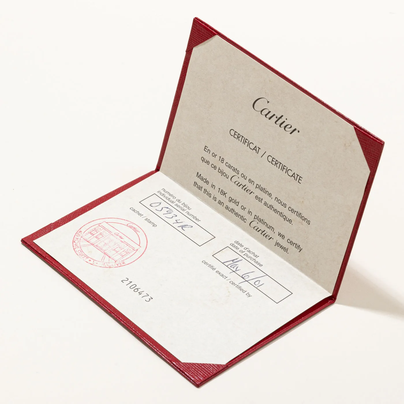 'Cartier' Les Must De Cartier Trinity Ring | SZ 3.5 |
