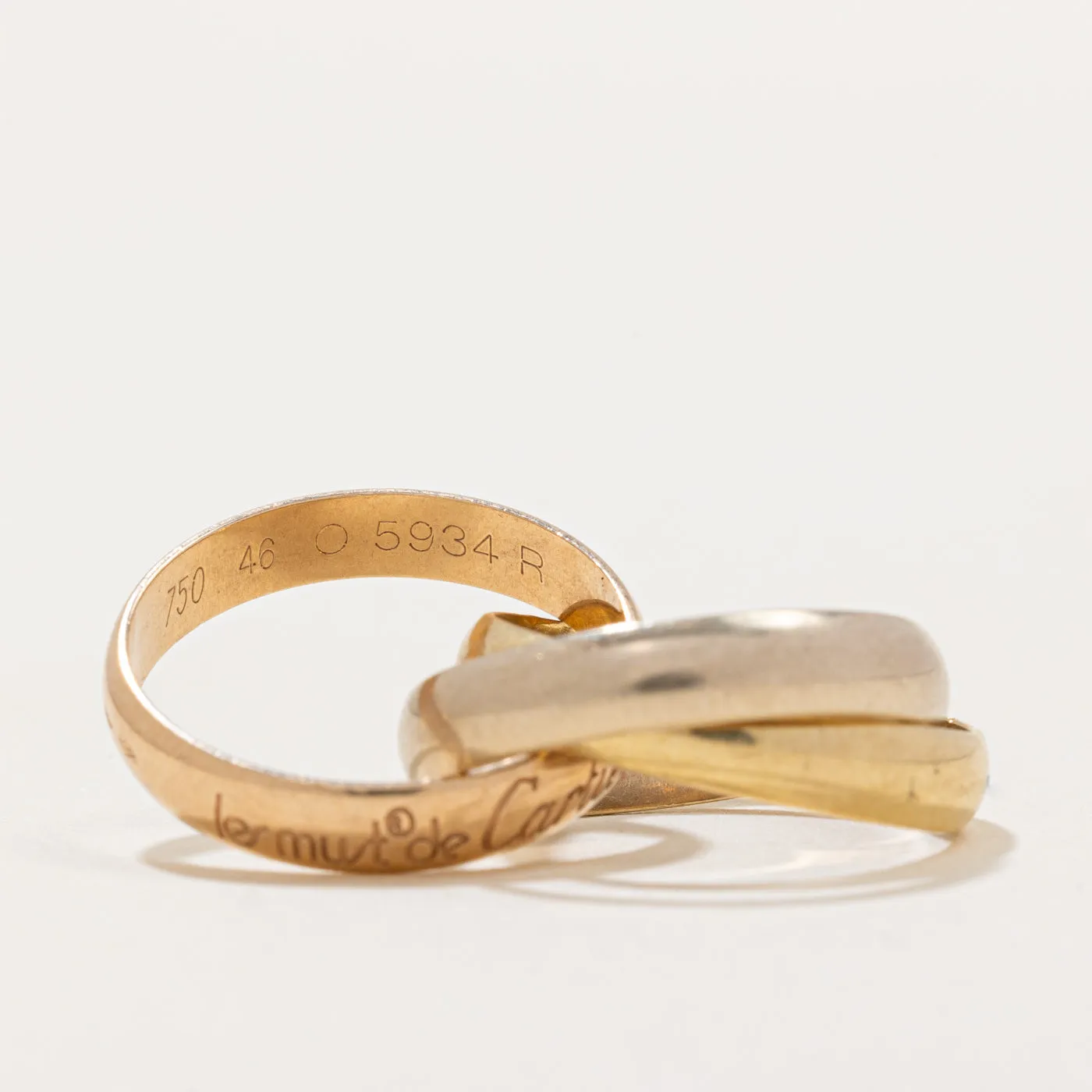 'Cartier' Les Must De Cartier Trinity Ring | SZ 3.5 |