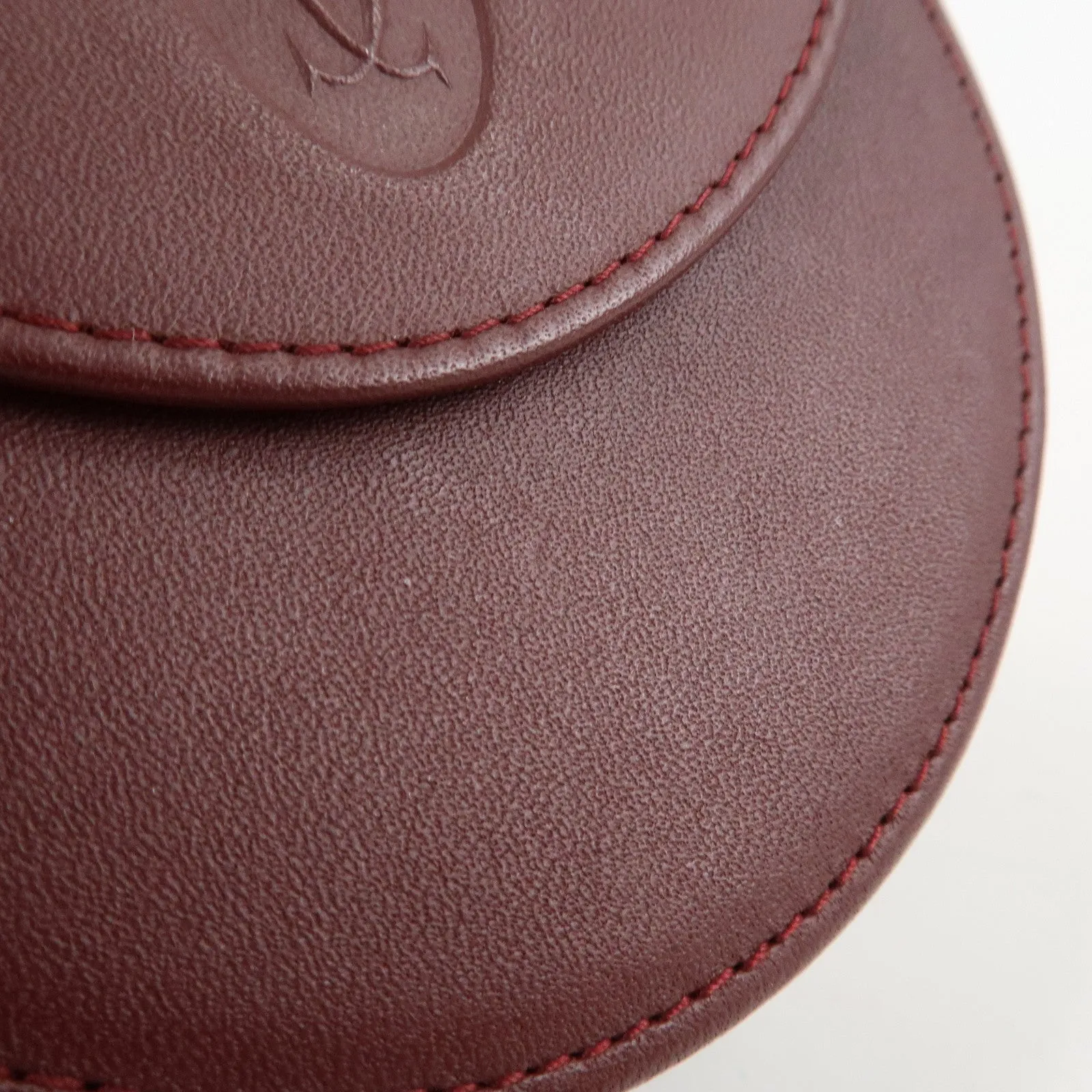 Cartier Must de Cartier Must Line Leather Coin Case L3000123 Used