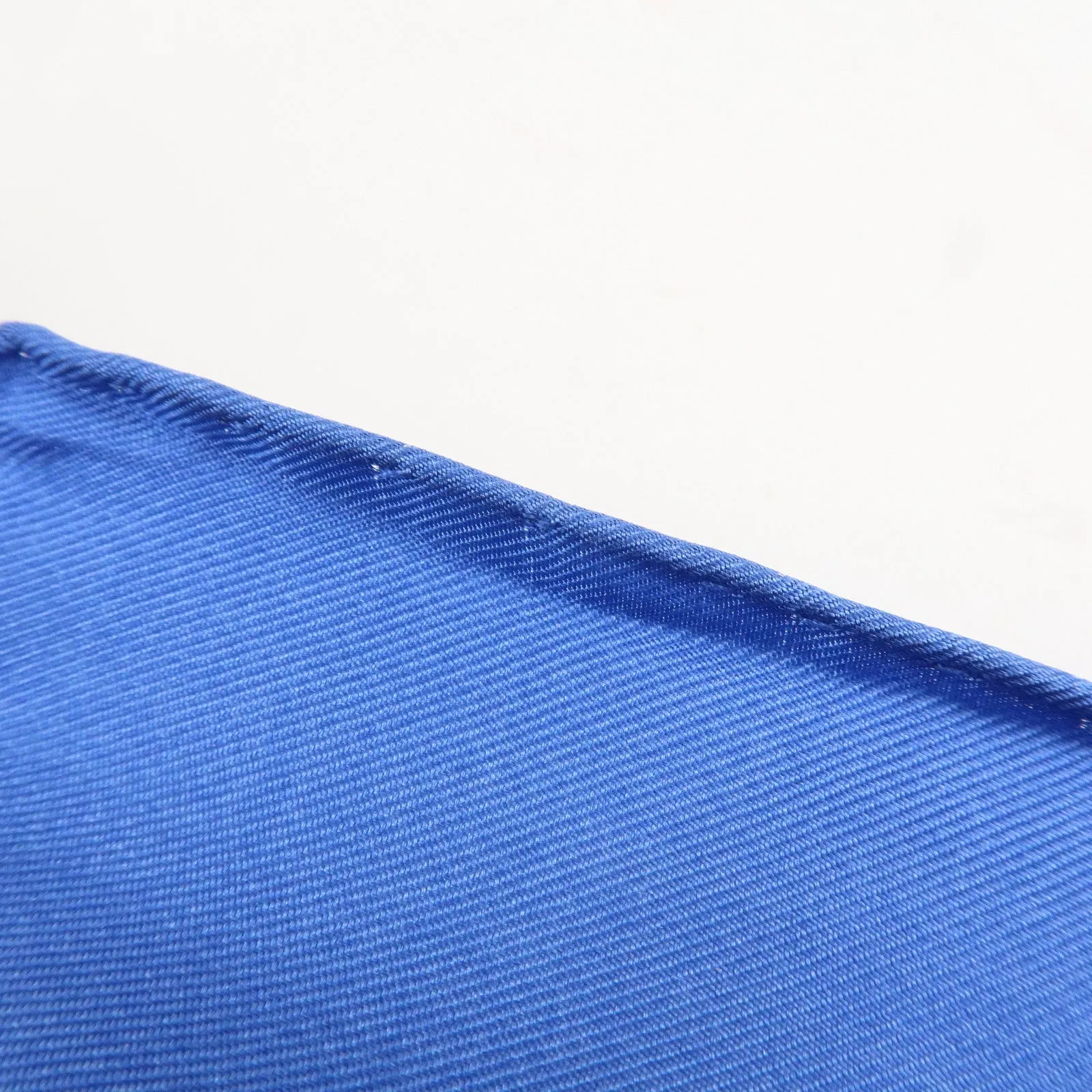 Cartier Must de Cartier Must Line Silk100% Scarf Multicolor Blue Used