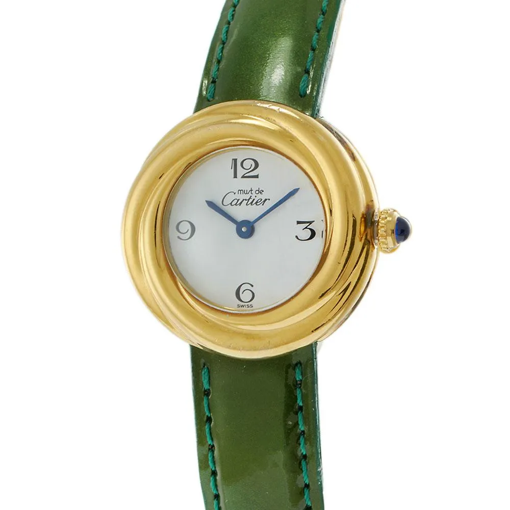 Cartier Must de Cartier Trinity Vermeil 27MM White Dial  Quartz