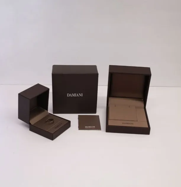 Damiani D. Icon 18K Rose & White Gold Diamond Band Ring 20049328