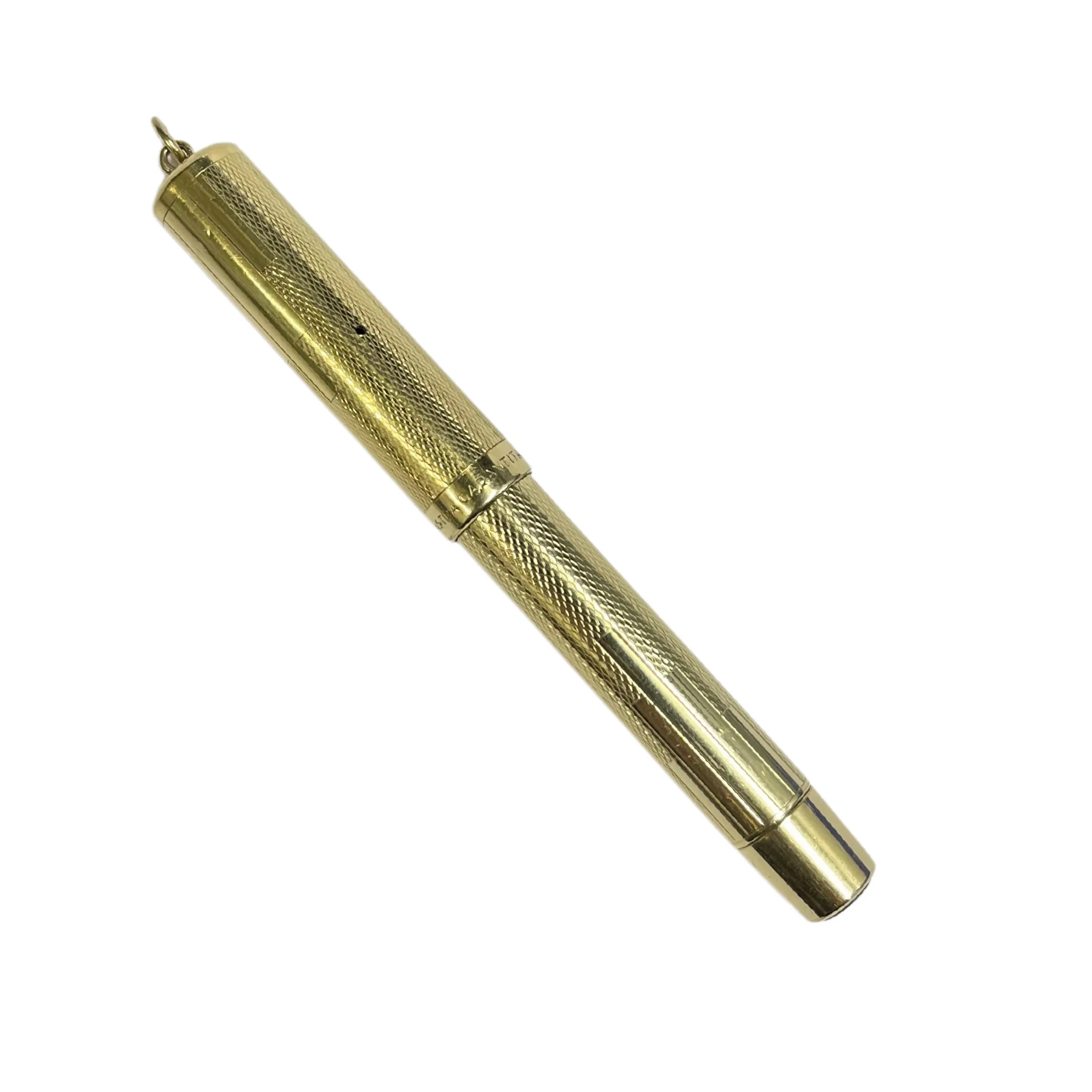 Early 20th Century Universal Lastra Carantita Gold Filled Fountain Pen 14k nib