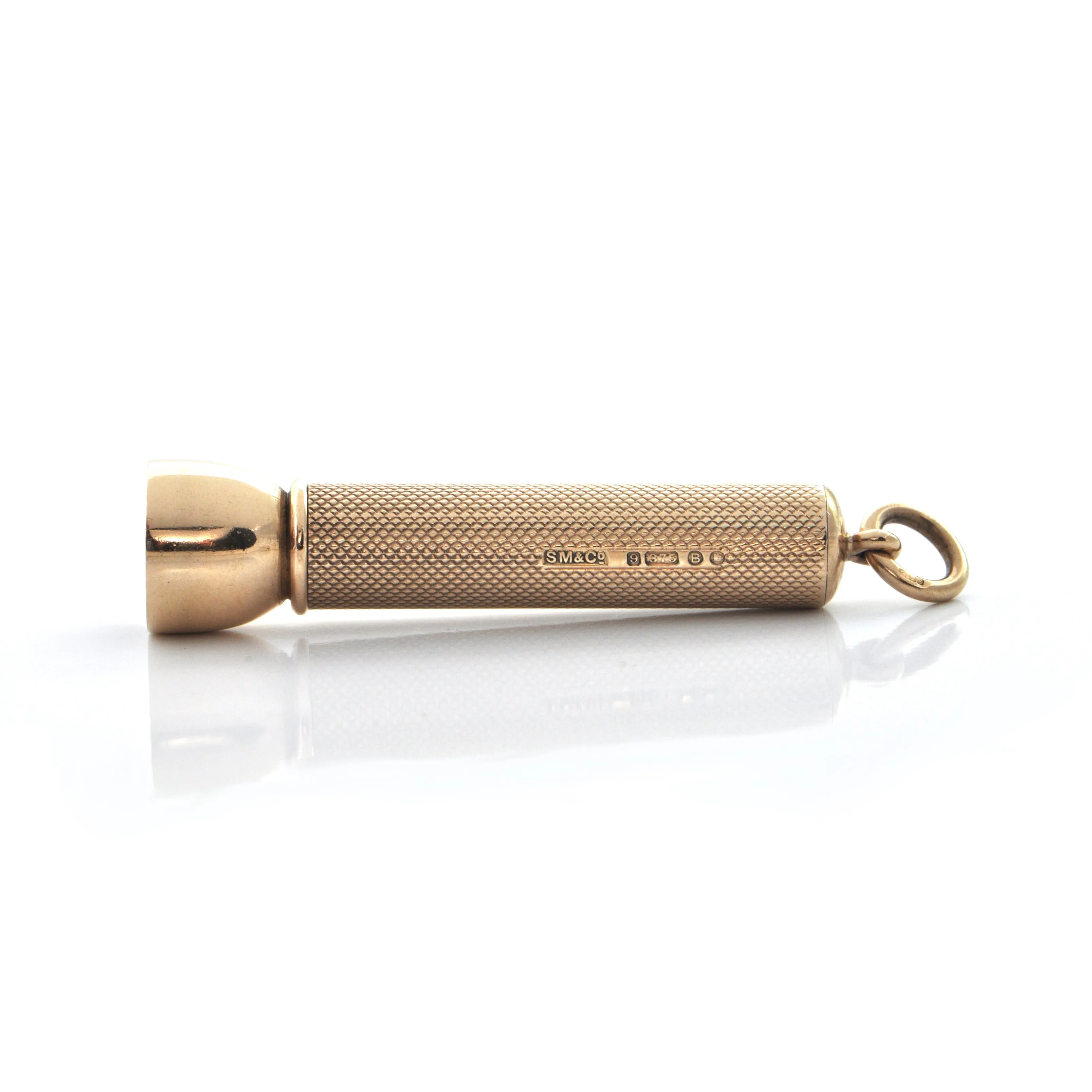 English 9K Yellow Gold Cigar Punch (1937)