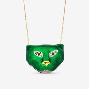 Gucci Garden 18K Yellow Gold Sterling Silver & Enamel Pendant Necklace YBB568260002