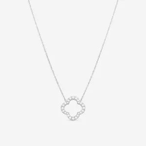 Hearts On Fire 18K White Gold Signature Petal Pendant HFPSIGP00518W