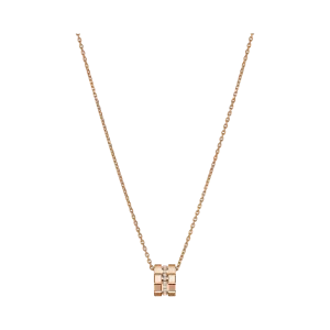 Ice Cube Rose Gold Diamond Pendant