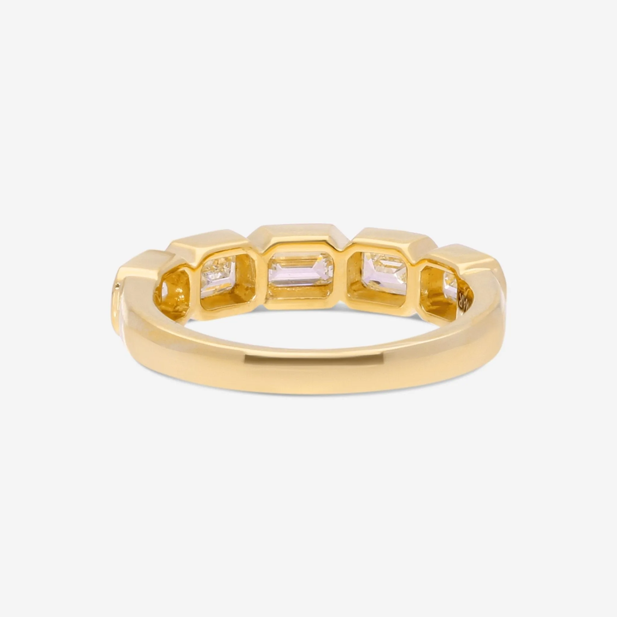 Ina Mar 18K Yellow Gold Emerald Cut Diamond 1.30ct.twd. Ring ALR-19887-Y