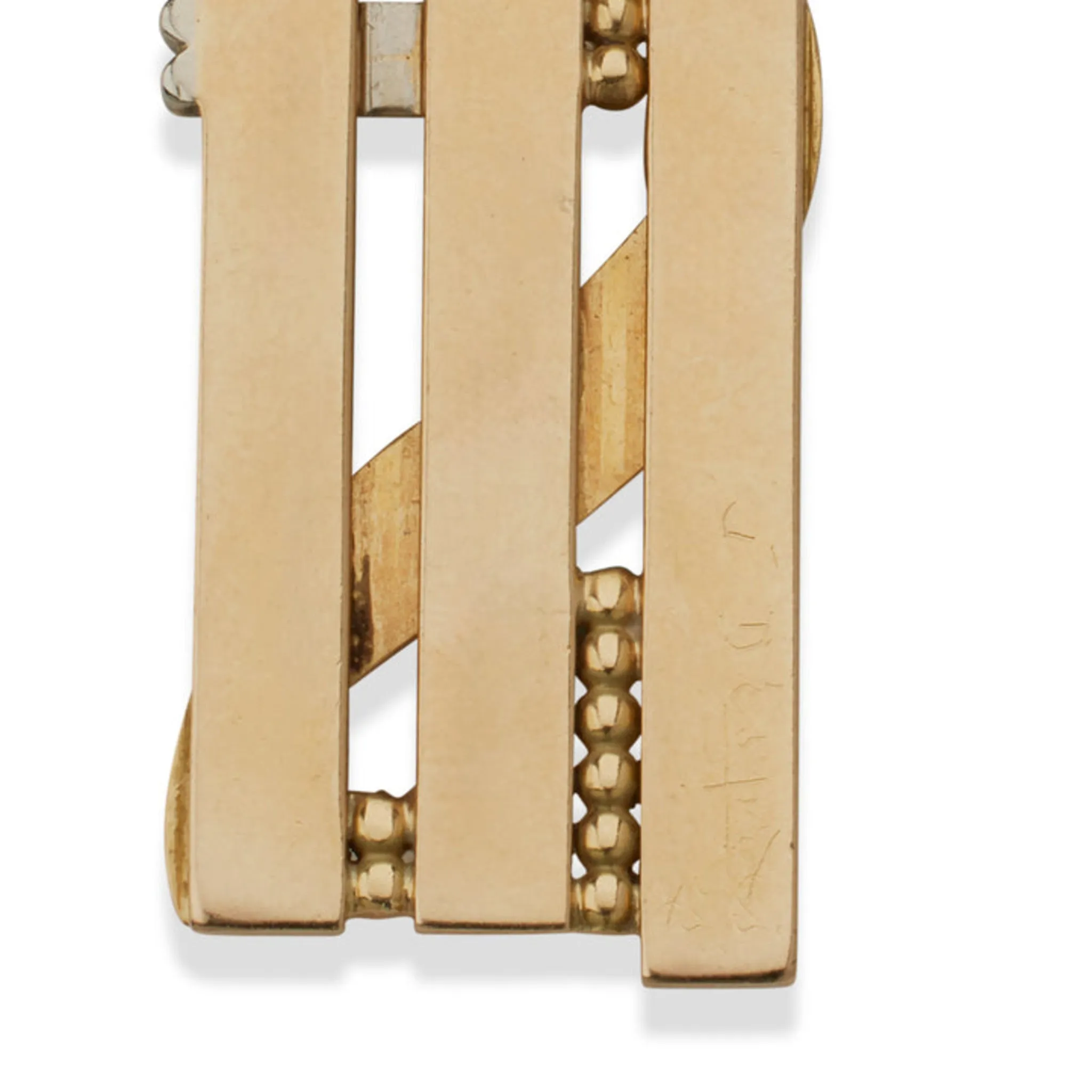 Jean Desprs French 1950s 18KT Yellow Gold Pendant Necklace