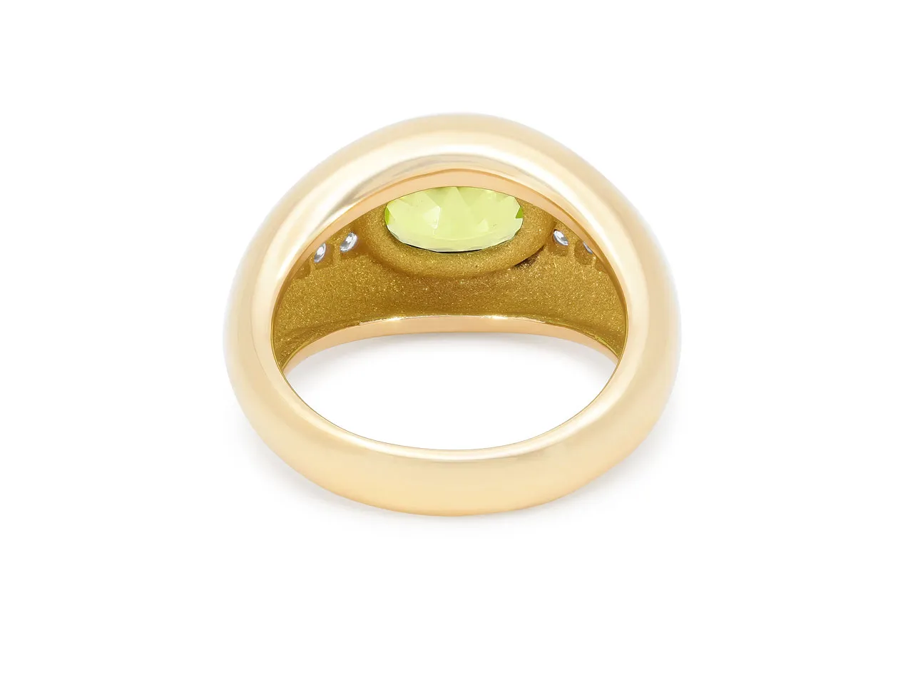 Mauboussin Peridot and Diamond 'Aloha' Ring in 18K