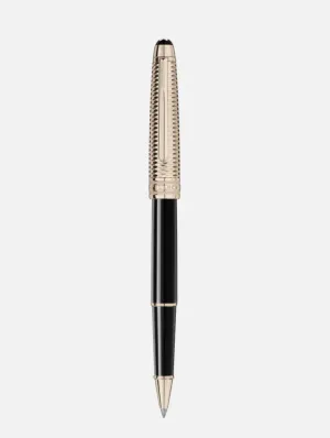Montblanc-Meisterstck Dou Geometry Champagne Gold-Coated Classique Rollerball 118093