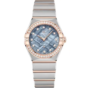 OMEGA- CONSTELLATION, 28 MM, STEEL- SEDNA GOLD ON STEEL- SEDNA GOLD