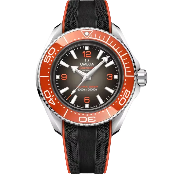 OMEGA- SEAMASTERPLANET OCEAN 6000M45.5 MM, OMEGASTEEL ON RUBBER STRAP215.32.46.21.06.001