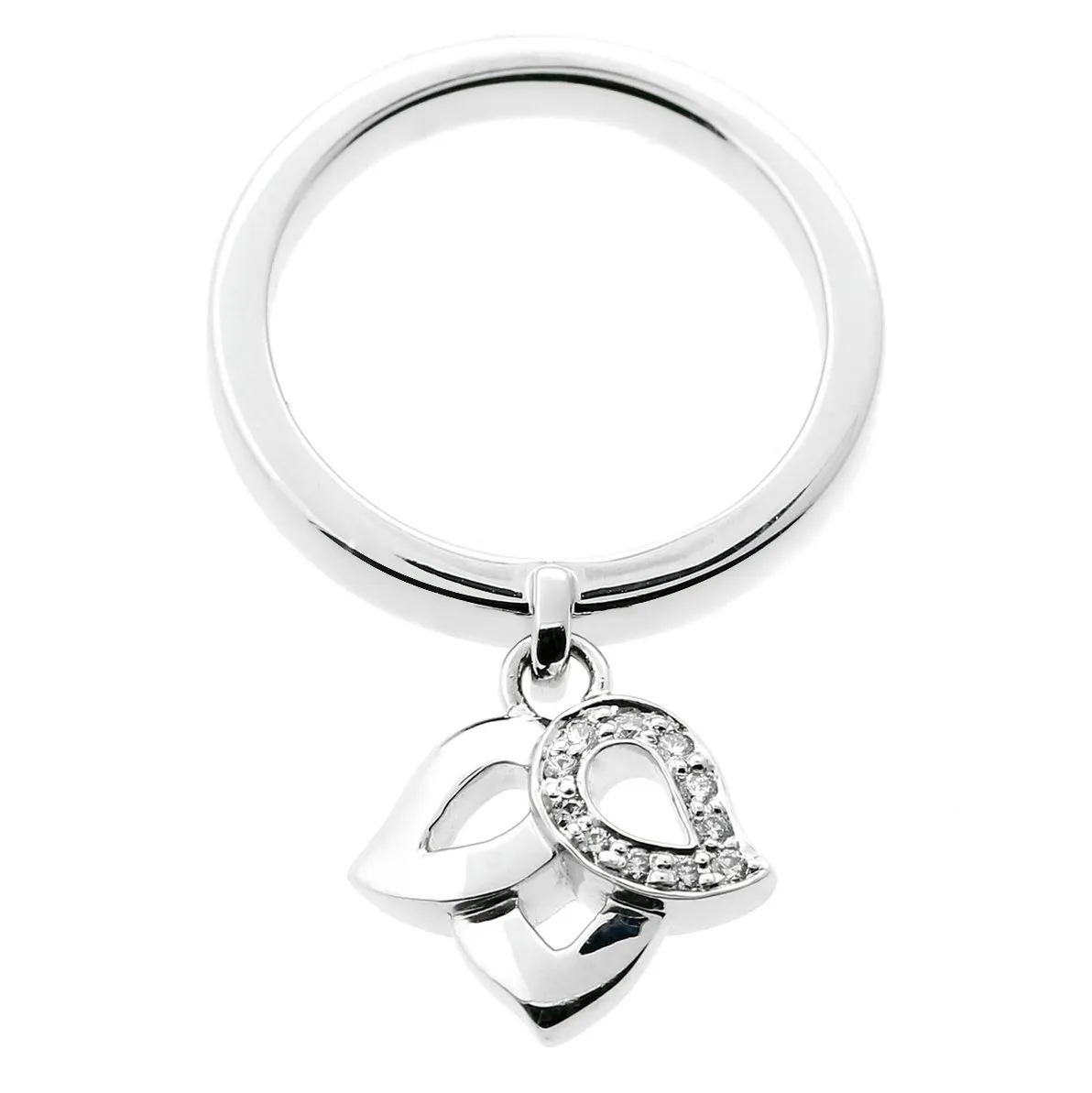 Piaget Flower Diamond 18k White Gold Ring