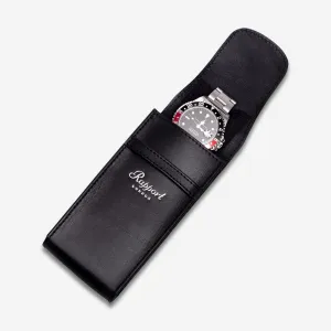 Rapport Hyde Park Black Leather Single Watch Pouch D405