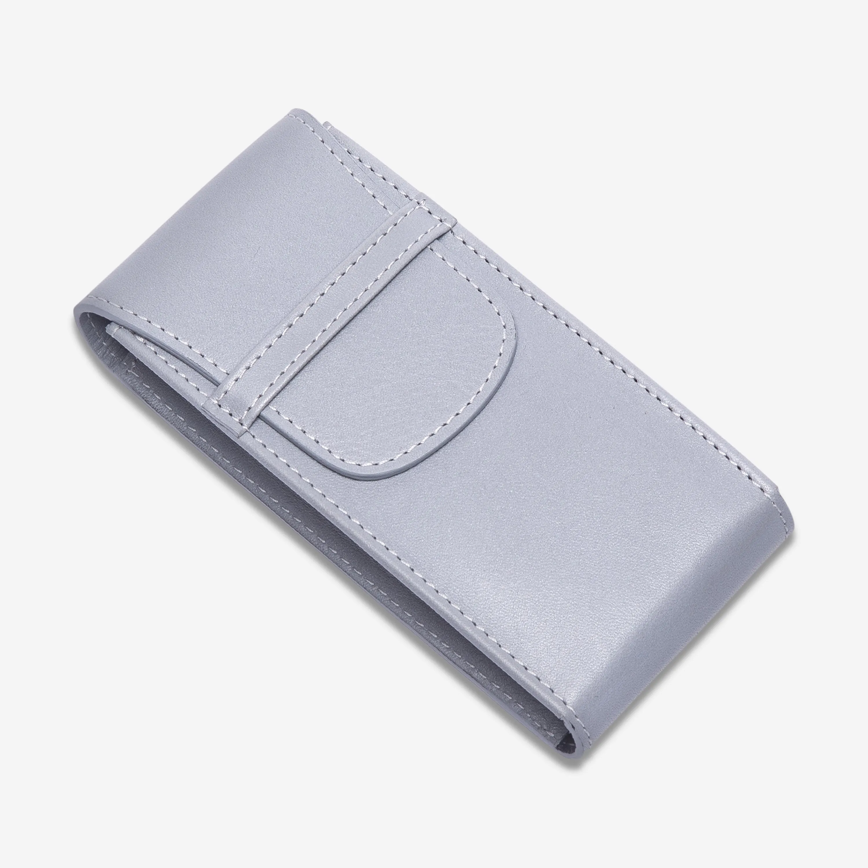 Rapport Hyde Park Grey Leather Single Watch Pouch D406