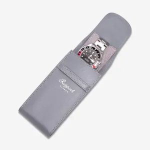 Rapport Hyde Park Grey Leather Single Watch Pouch D406
