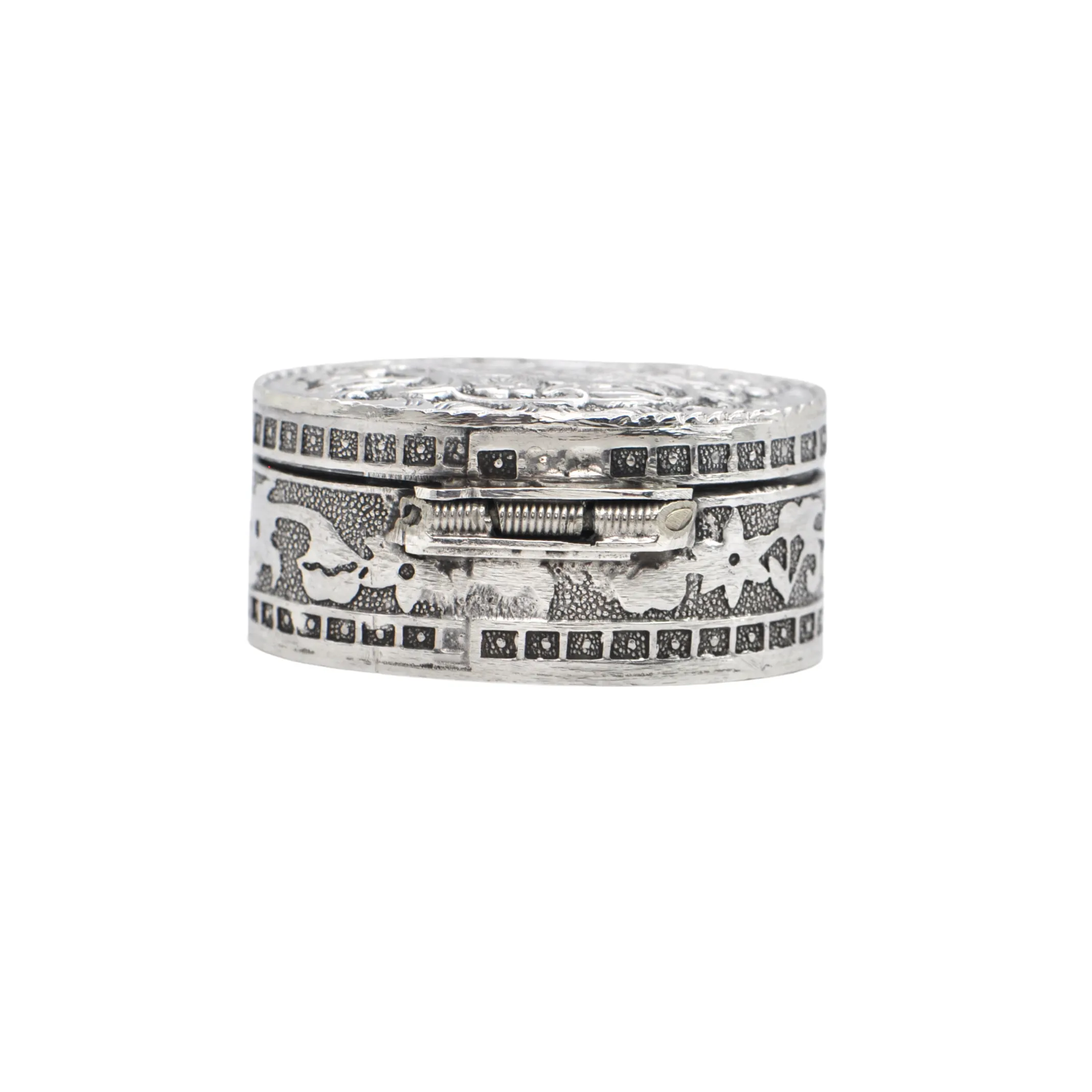 Vintage 800 Silver Pill Box