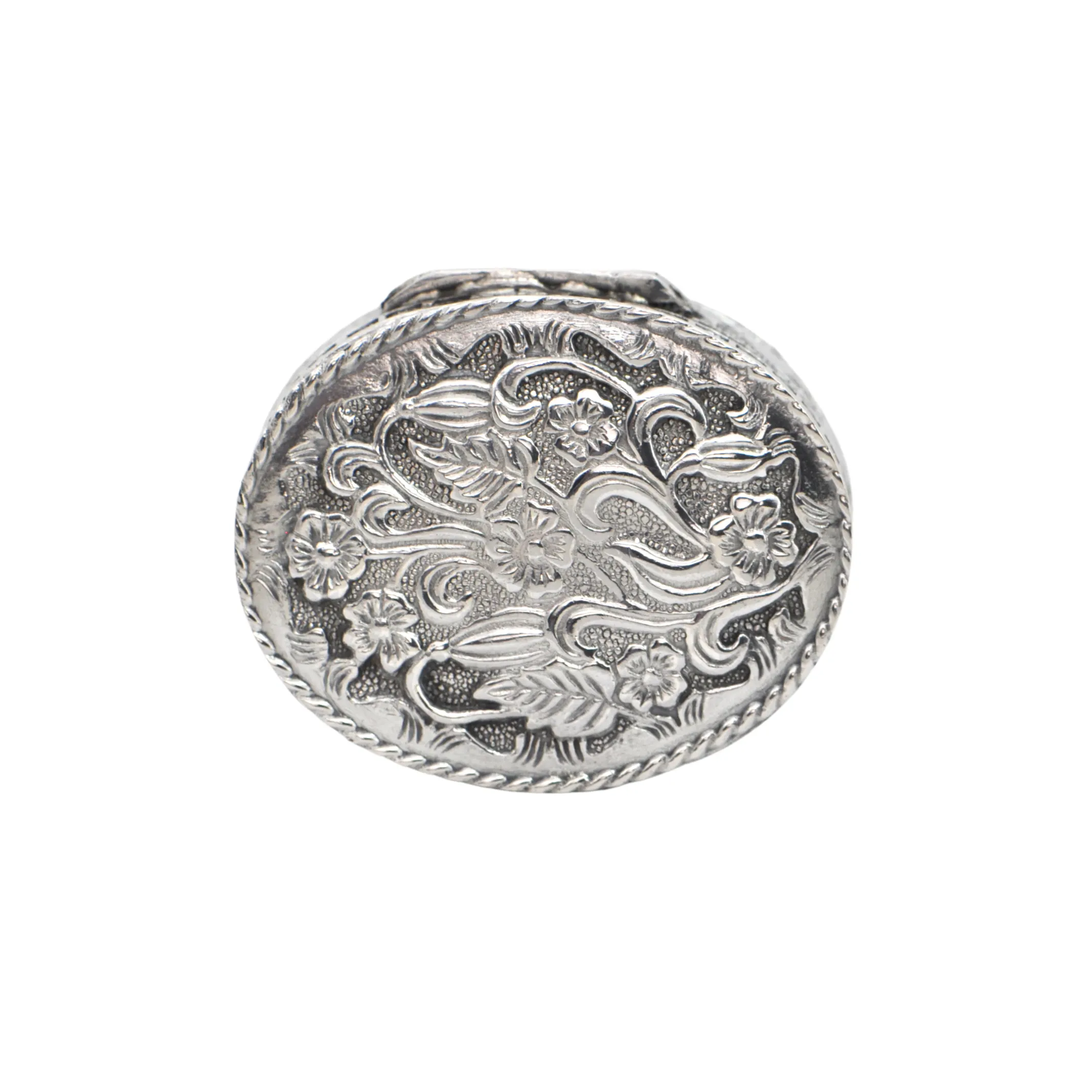 Vintage 800 Silver Pill Box